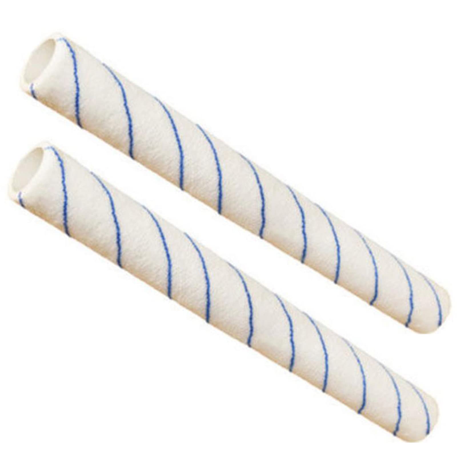 Set di 2 rulli professionali in microfibra, per una finitura liscia, kit di decorazione per pittura a emulsione per la casa (capelli corti)