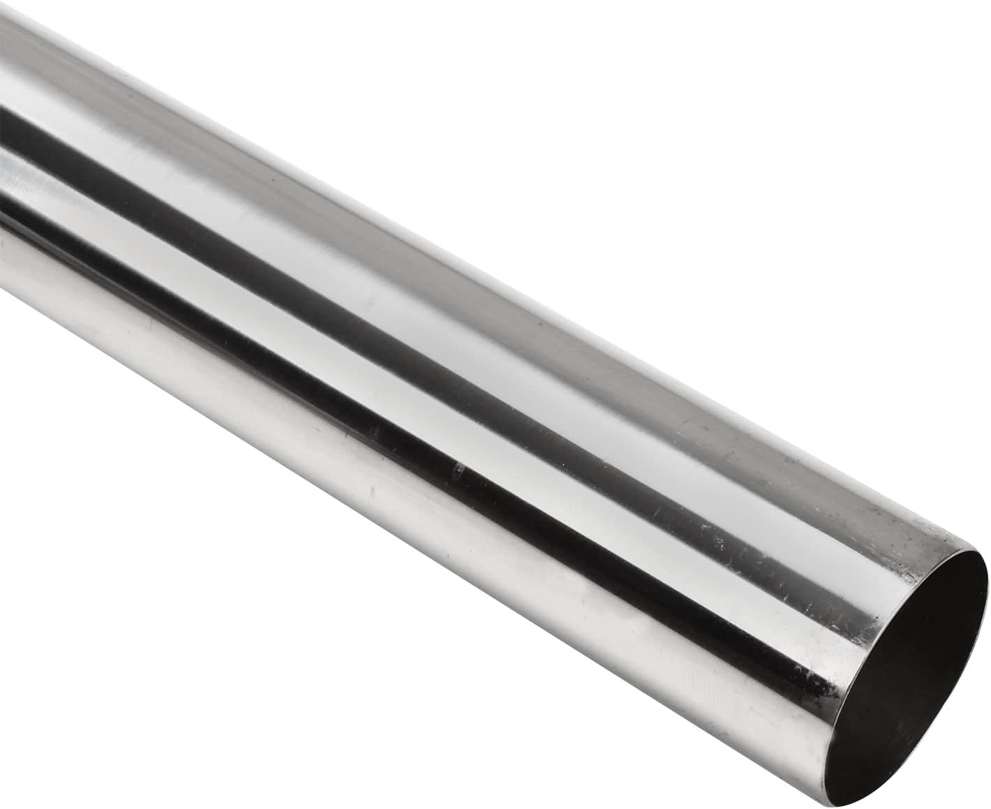 BLACKHORSE-RACING 4'' OD（102mm） 40 Inch Length Straight DIY Custom Mandrel Exhaust Pipe Tube Pipe, Mandrel Straight Pipe, T304 Stainless Steel, Universal Fitment - 1PC