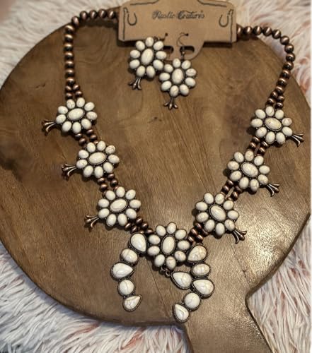 Image of Montana West Rustic Couture's Western Jewelry Set for Women Cowgirl Vintage Western Necklace Earring