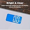 Etekcity Scale for Body Weight, Digital Bathroom Weighing Machine for People, Large and Easy-to-Read Backlight Display, Accurate with High Precision Measurements, Durable Tempered Glass, 400 lbs