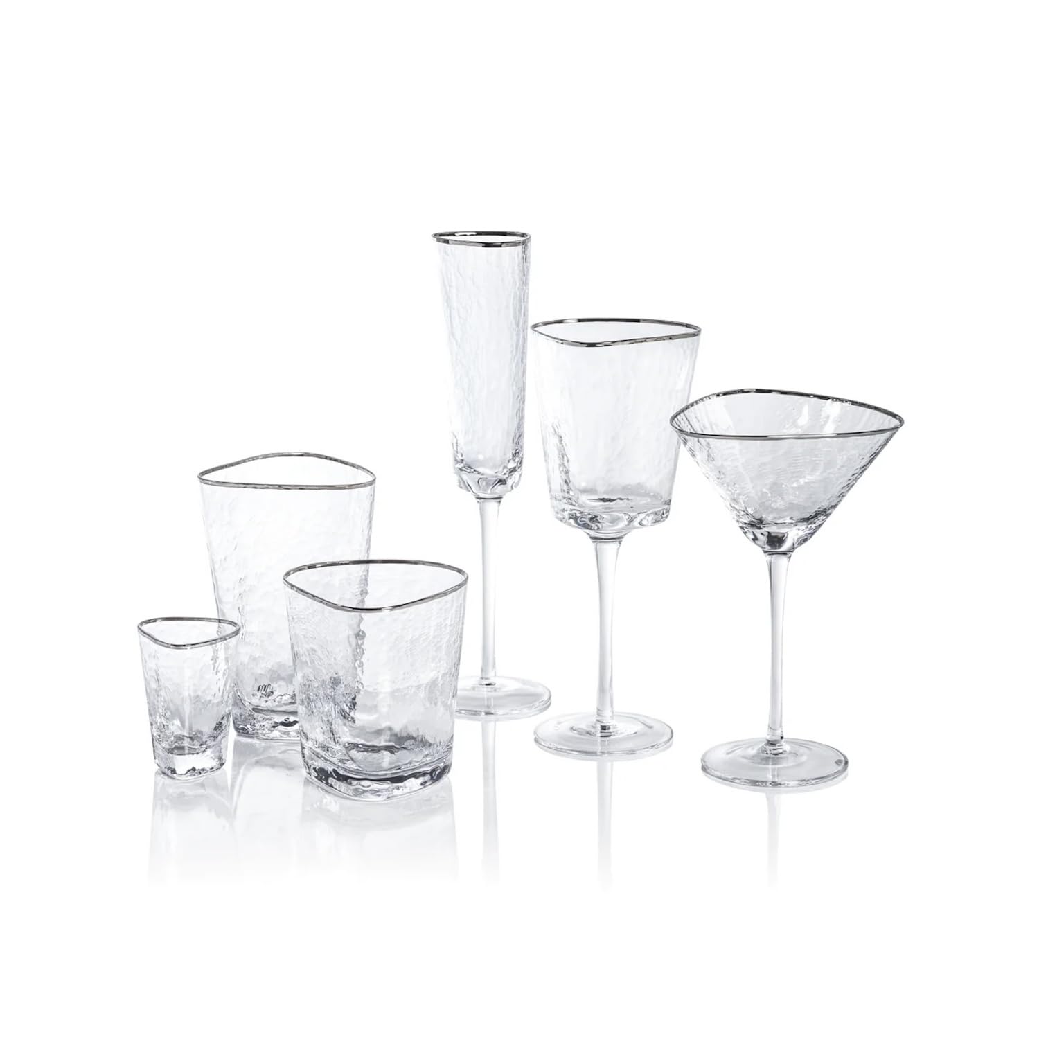 Amazon.com | Zodax Aperitivo Triangular Stemware or Glassware
