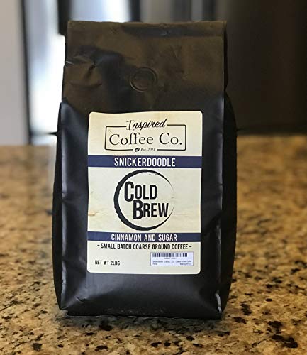 Snickerdoodle - 2Lb Flavored Cold Brew Coffee Grounds - Inspired Coffee Co #TOP1
