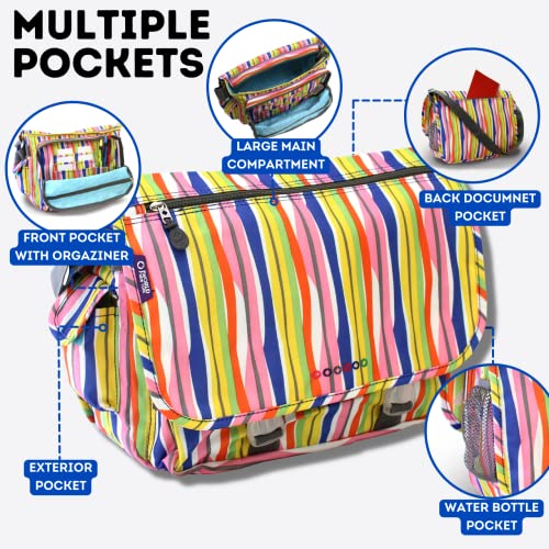 Image of J World New York Terry Messenger Bag for Women Girls School Kids