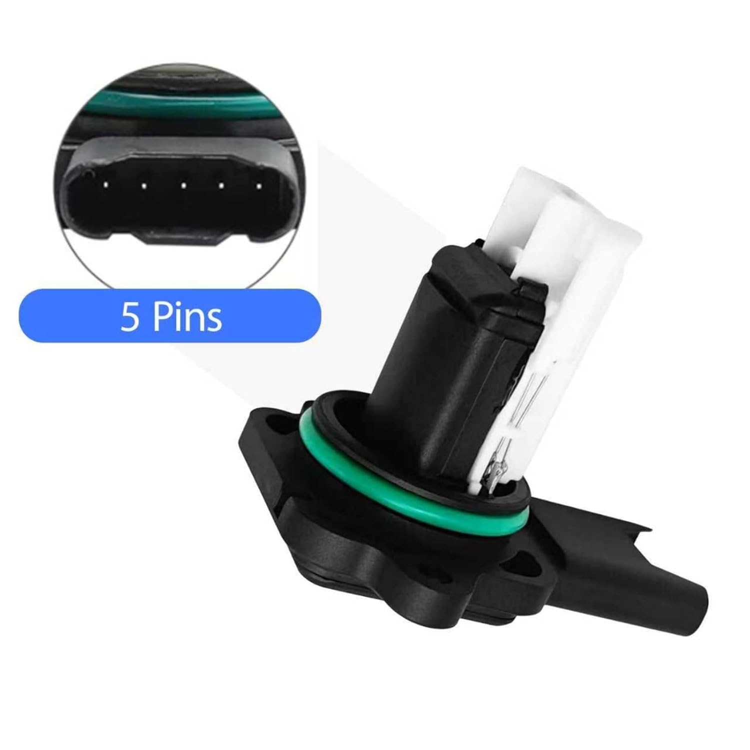 13627551638 5WK97508Z Mass Air Flow Sensor MAF Sensor for BMW 528i 07-08, 528i xDrive 09-10, 528xi 08, 128i 08-12, 328i 07-13, 328i xDrive 09-13, 328i 07-08 Replace MAS0287 8ET009142-631