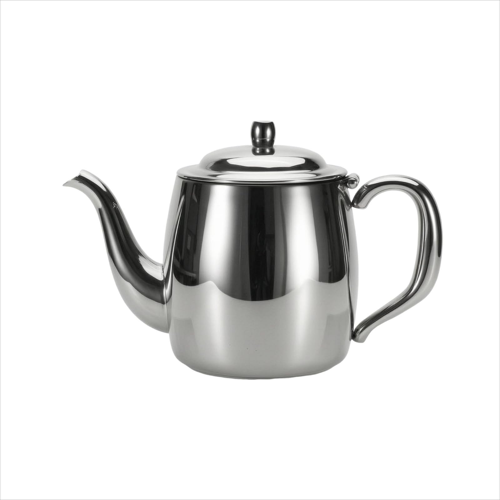 Ronyme Edelstahlkännchen Edelstahl Kaffeekanne Teekanne Gießkanne Kanne mit Dickwandigem 304 Edelstahl Und Spiegelnder Oberfläche Punktgenaues Ausgießen Dank, 1.2L