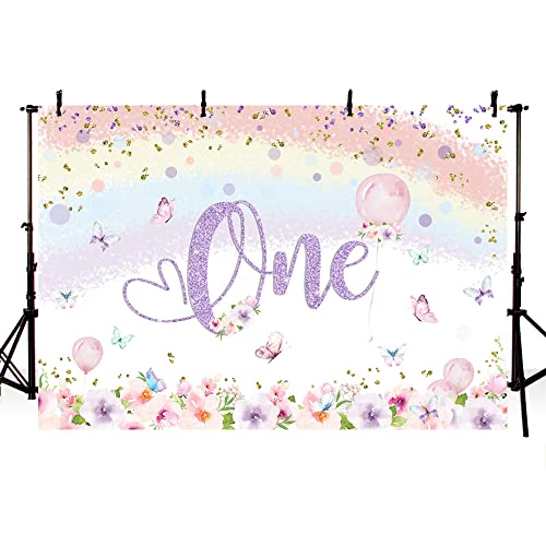 Fondo fotográfico multicolor 7x5 pies para cumpleaños miniatura 3