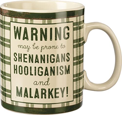 Primitives By Kathy Shenanigans Hooliganism and Malarkey - Taza (597 ml), multicolor