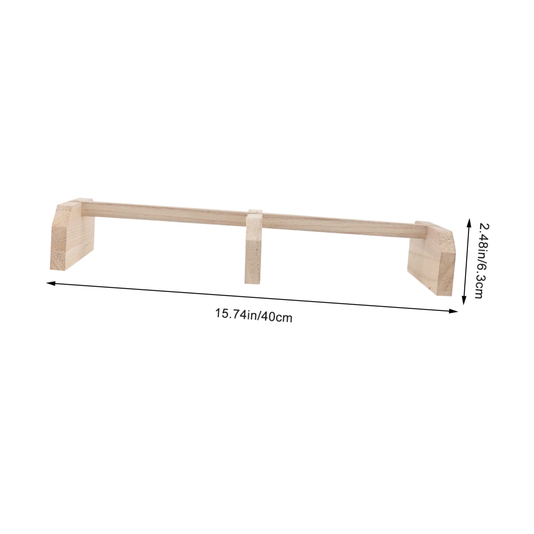 YARNOW 2piezas Perch De Madera para Aves y Barra De para Gallineros y Juguete para Aves para Pollos y