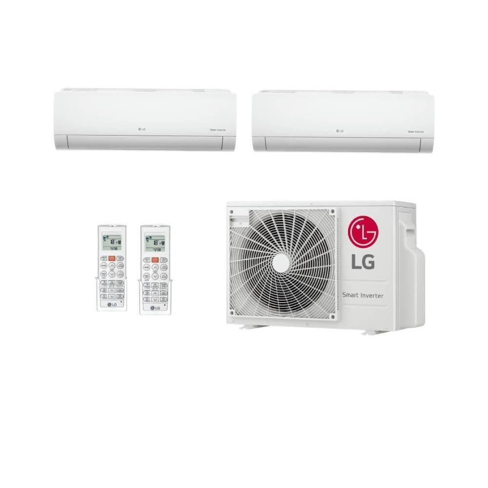 Ar Condicionado Multi Split Inverter 18000 Btus Lg (9000+12000) Quente/frio Z2uw18gfb1.awgzbr7-220v