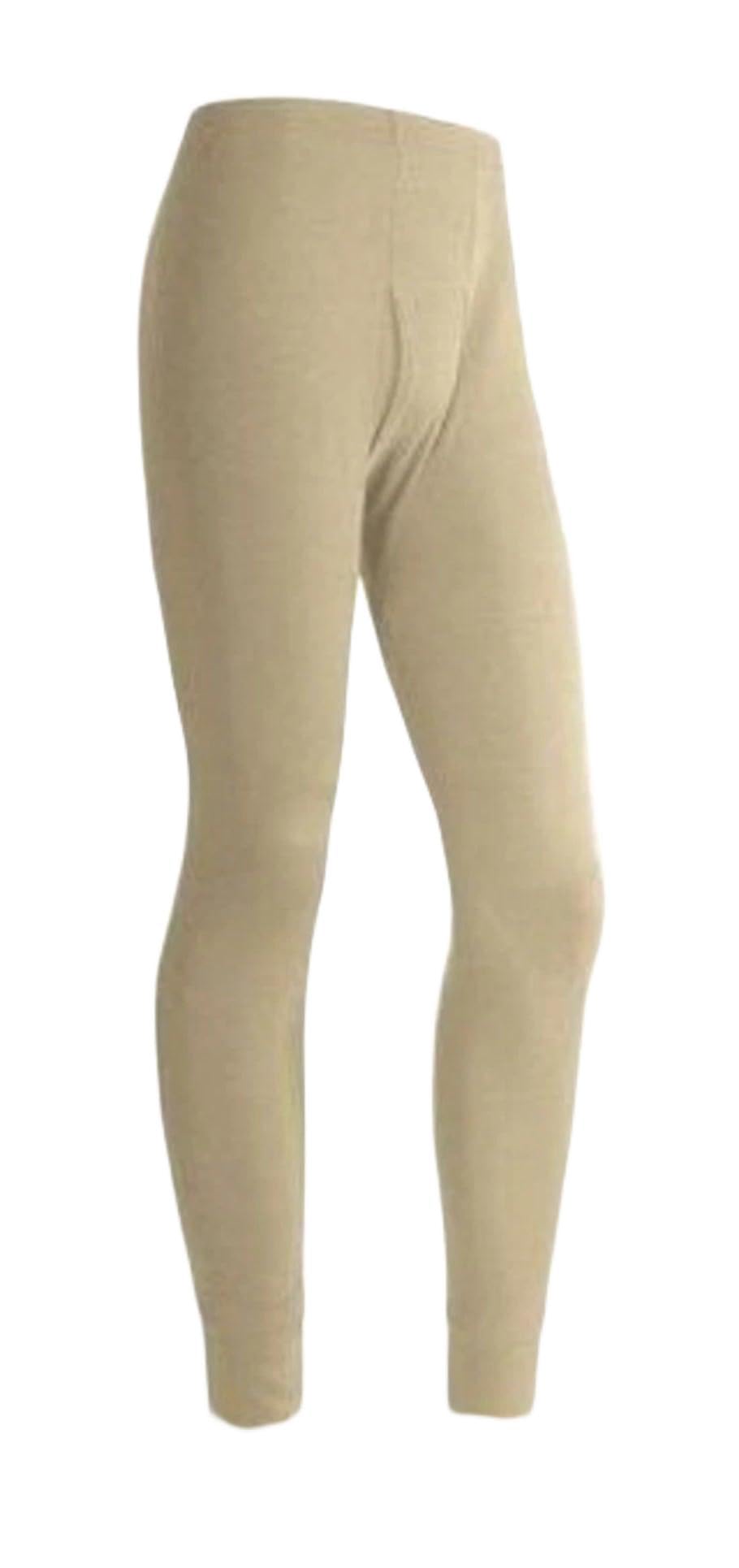 Military Ultra Lightweight Thermal Underwear Bottoms (Package of 2). Size XXL. Ivory