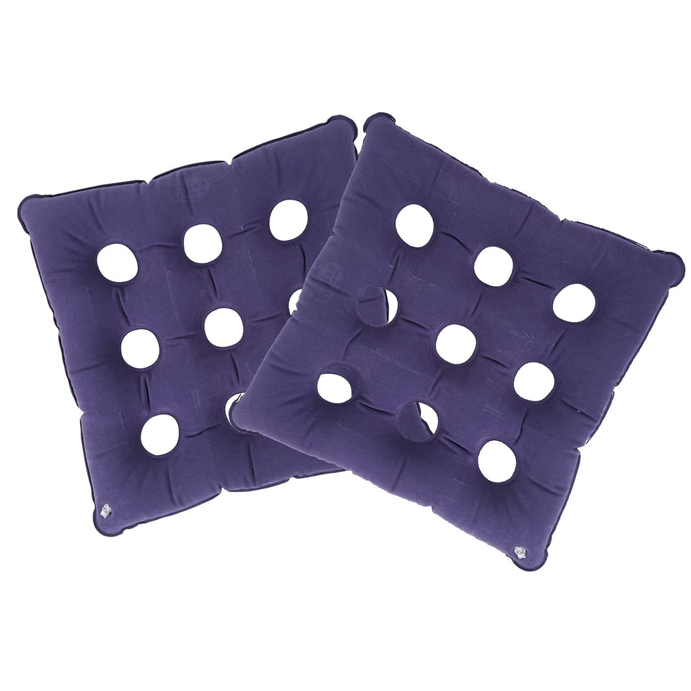 Cojín Antiescaras para Silla de Ruedas, Cojín Inflable de Aire, Cojín de Aire Inflable antiescaras, Cojín para Silla de Oficina para Coche (Color : 2pcs, Size : 42cm)
