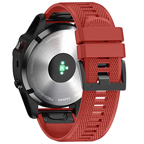 Bracelet silicone Garmin Fenix 5 Plus pour vos séances de sport et randonnées