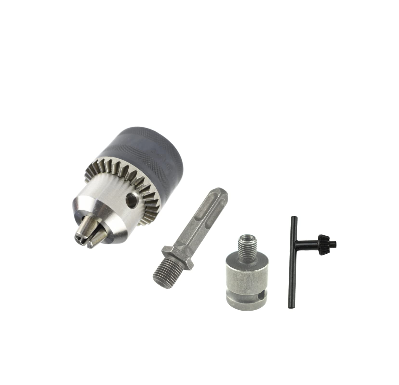 CHANCS 1/2-20UNF 3.0mm-16mm Llave de Portabrocas de Cambio Rápido Adaptador para Taladro con Vástago Cuadrado Eléctrico SDS Adaptador Hembra Cuadrado de 1/2 Pulgada para Accesorios de Taladro