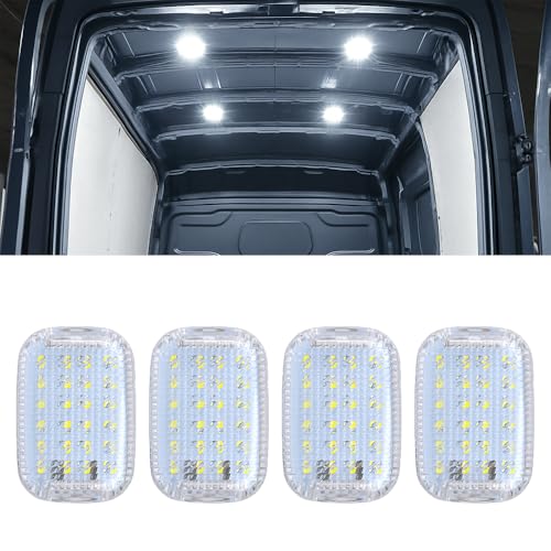 4Pcs Luces LED de Carga Interior para Ford Transit 2014-2024