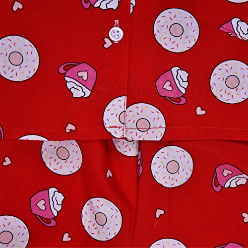 Image of Wish Karo Cotton Printed Top & Bottom Pajama Set Night Dress for Boys & Girls-(ND54)