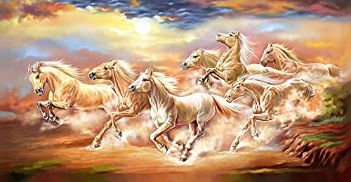 Image of Art Factory Cotton Animals Wall Painting, Multicolour, 12 inchx24 inch