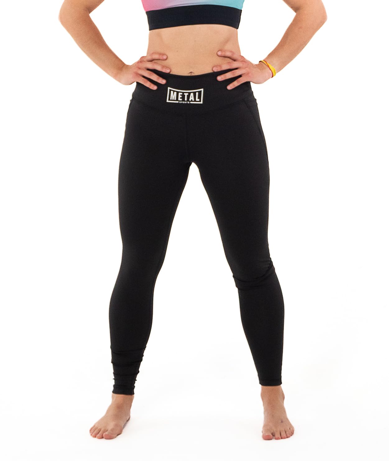 Metal Boxe Damen Noir Legging Femme Xl