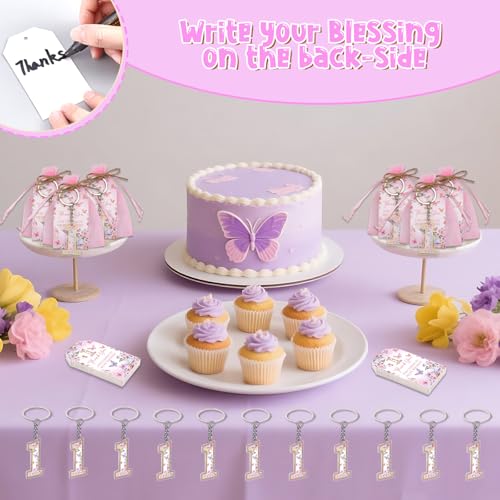 Image of Party Favors Theme Baby-Shower Keychain Set