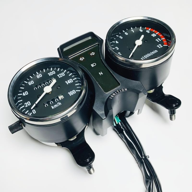 Indicatore tragitto moto Per accessori per motociclette, per GN250 tachimetro, contachilometri, misuratore meccanico, gruppo strumenti di visualizzazione del segnale