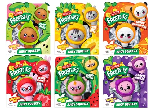 JA-RU Funsie Frootsies Squishy Toys (6 Units Assorted) Juicy 3903-6