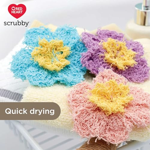 Red Heart Scrubby Yarn, 3 Pack, Almond 3 Count, Pack Of 3 - Image 3