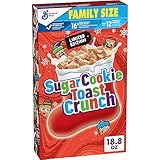 Sugar Cookie Toast Crunch Breakfast Cereal, Sugar Cookie Cinnamon Cereal, Limited Edition, Family Size, 18.8 oz