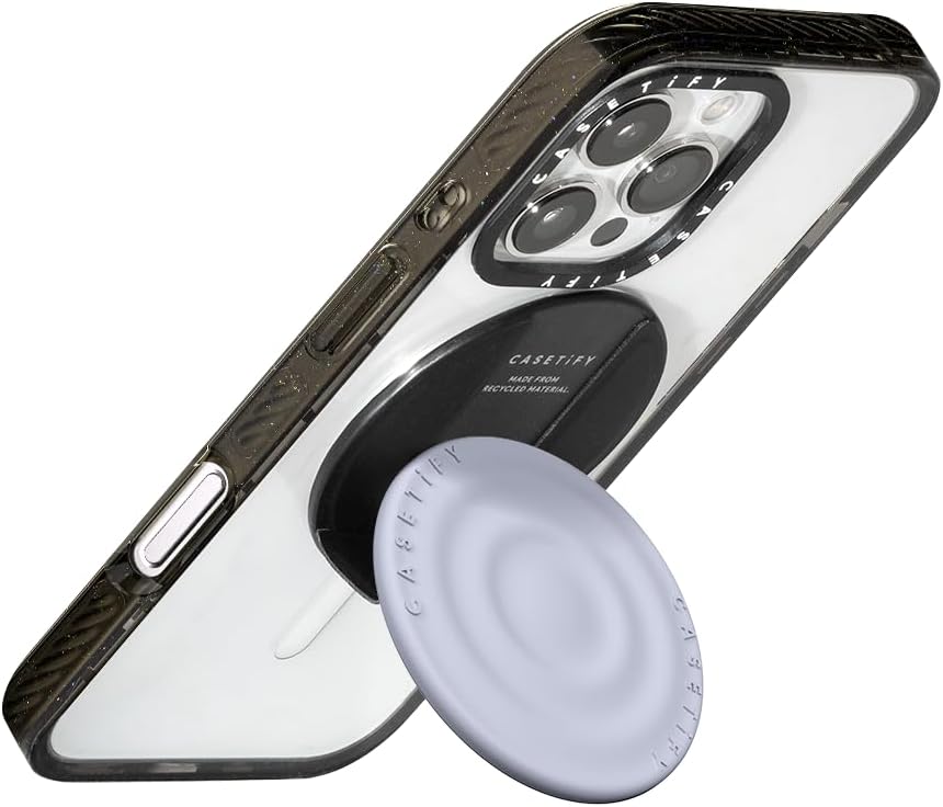 CASETiFY Snappy Ripple Grip Stand Compatible with Magsafe - Periwinkle - Image 3