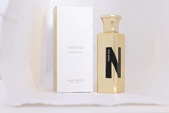 NASEEM Paris Oud Aqua Parfum 75ml - Eau De Parfum For Unisex, Alcohol-Free, Long-Lasting Fragrance with Amber, Lavender, Vanilla Notes
