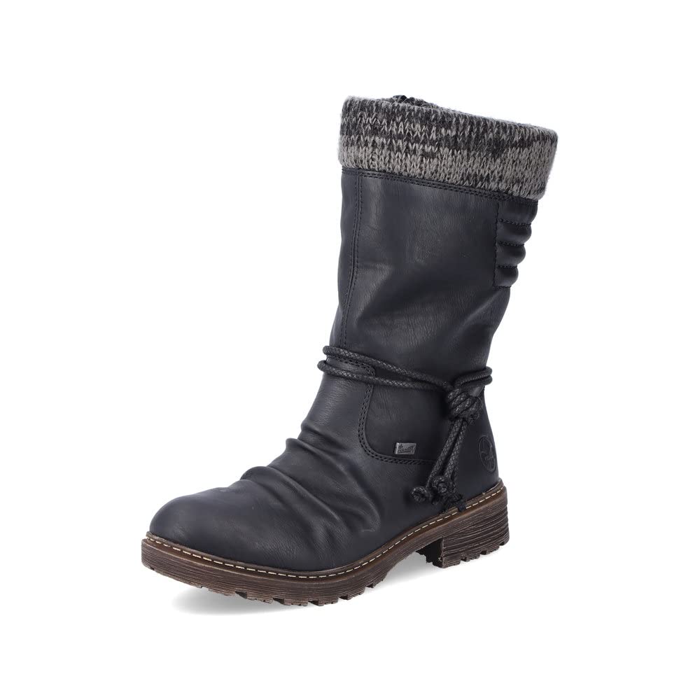 Rieker Damen Winterstiefel Z4755, Frauen Stiefel, wasserabweisend, riekerTEX