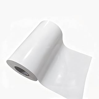 50m A3 30.5cm x 40.6m(12인치) x 40.6m(164피트) TPU 필름, UV DTF 프린터 또는 UV 플랫베드 프린터 인쇄용, 열 전달 핫멜트 접착 워드컵 풋볼 저지 로고 패치 실리콘 3D TPU UV 필름 화이트 1롤