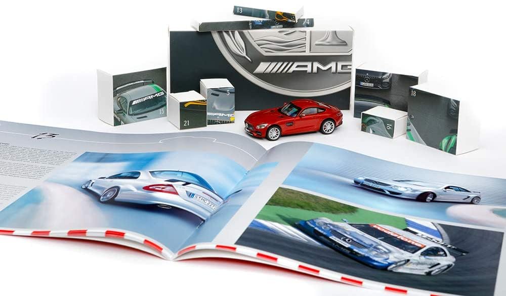 FRANZIS Mercedes-AMG GT Adventskalender | in 24 Schritten zum Mercedes-AMG GT unterm Weihnachtsbaum | Ab 14 Jahren