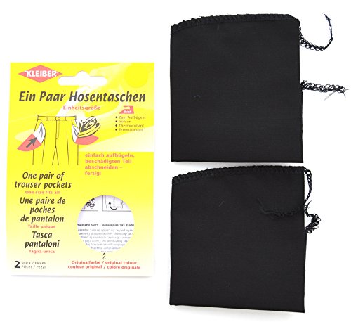 Kleiber 1 Paar Hosentaschen, schwarz