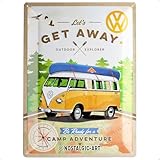 Nostalgic-Art Retro Blechschild, 30 x 40 cm, VW Bulli – 