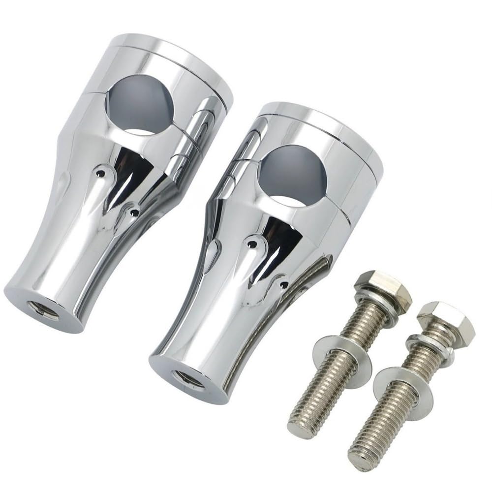 Motorrad Riser Motorrad 25MM Universal Runde Lenker Riser Clamp Halterung Für Vstar 400 650 Für Dragstar XVS400 XVS650 XVS1100 DS650
