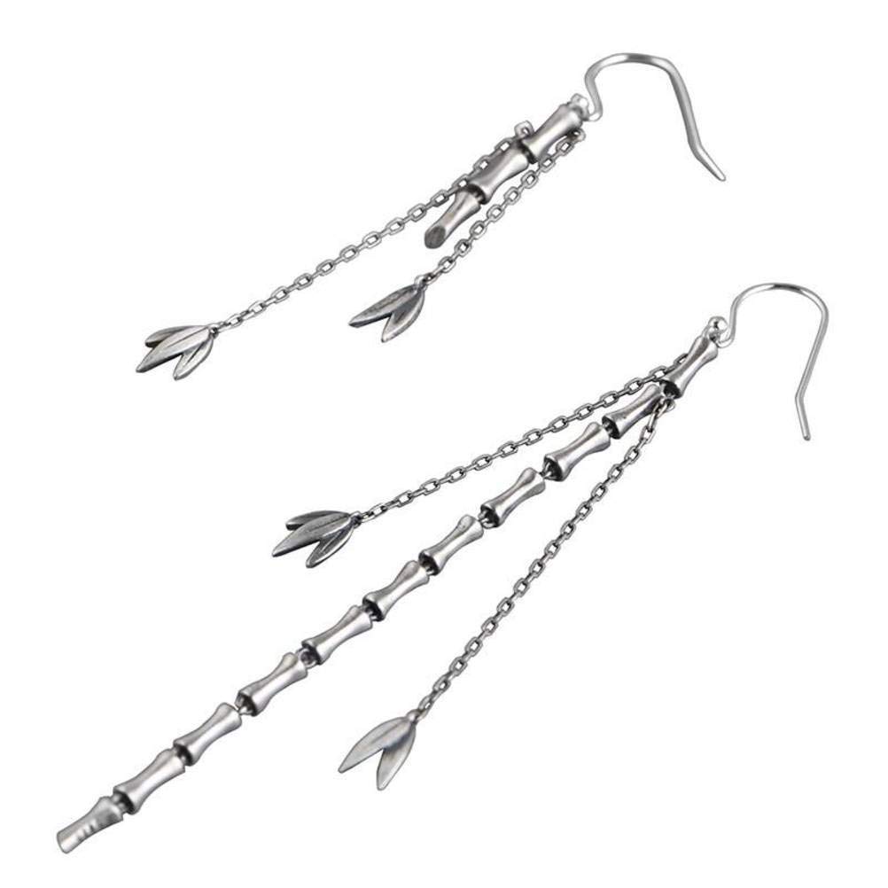 Boucles d'oreilles conception simple littéraire style chinois - 7