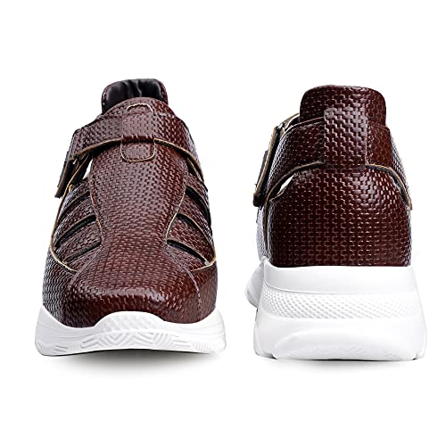 Image of BXXY Men's 3 Inch Hidden Hight Increasing Casual Outdoor Wear Sandal