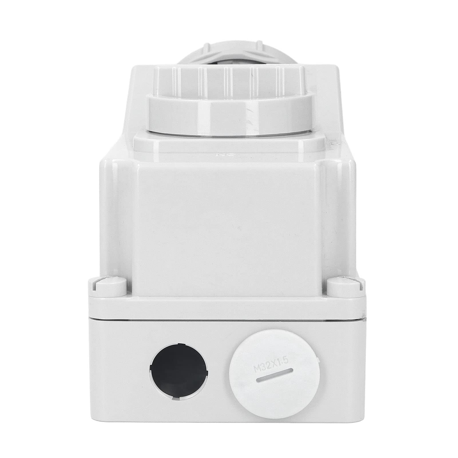 FTVOGUE Presa Impermeabile Esterna, Presa Interruttore di Interblocco Industriale PC 32A 3 Pin 2P+E IP67 Esterna Montata a Parete per Officina Garage Collegamento Elettrico Giardino