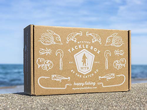 Catch Co Mystery Tackle Box Inshore Saltwater Fishing Kit | Redfish | Striped Bass| Snook | Speckled Trout | Flounder #TOP3