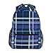 fifbird Zaino unisex Ombra con motivo scozzese rustico a quadri,...