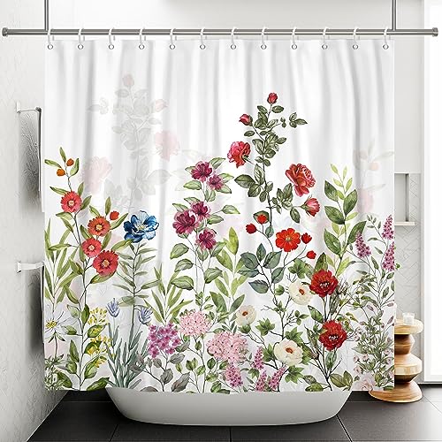 ASDCXZ Flower Shower Curtain 180x180 cm - Image 4