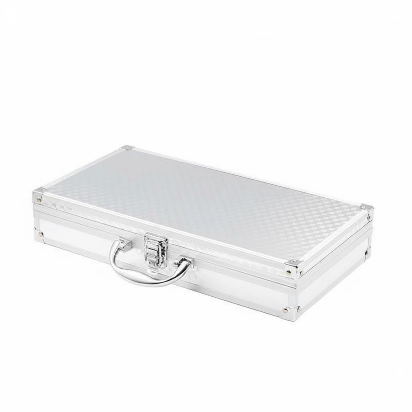 Lockable Security Locking Hard Case Reinforced Corners Hard Shell Carrying Case Portable Combination Lock Box Shockproof for Storage, Travel, Worksite, 35x19x6cm-image-18