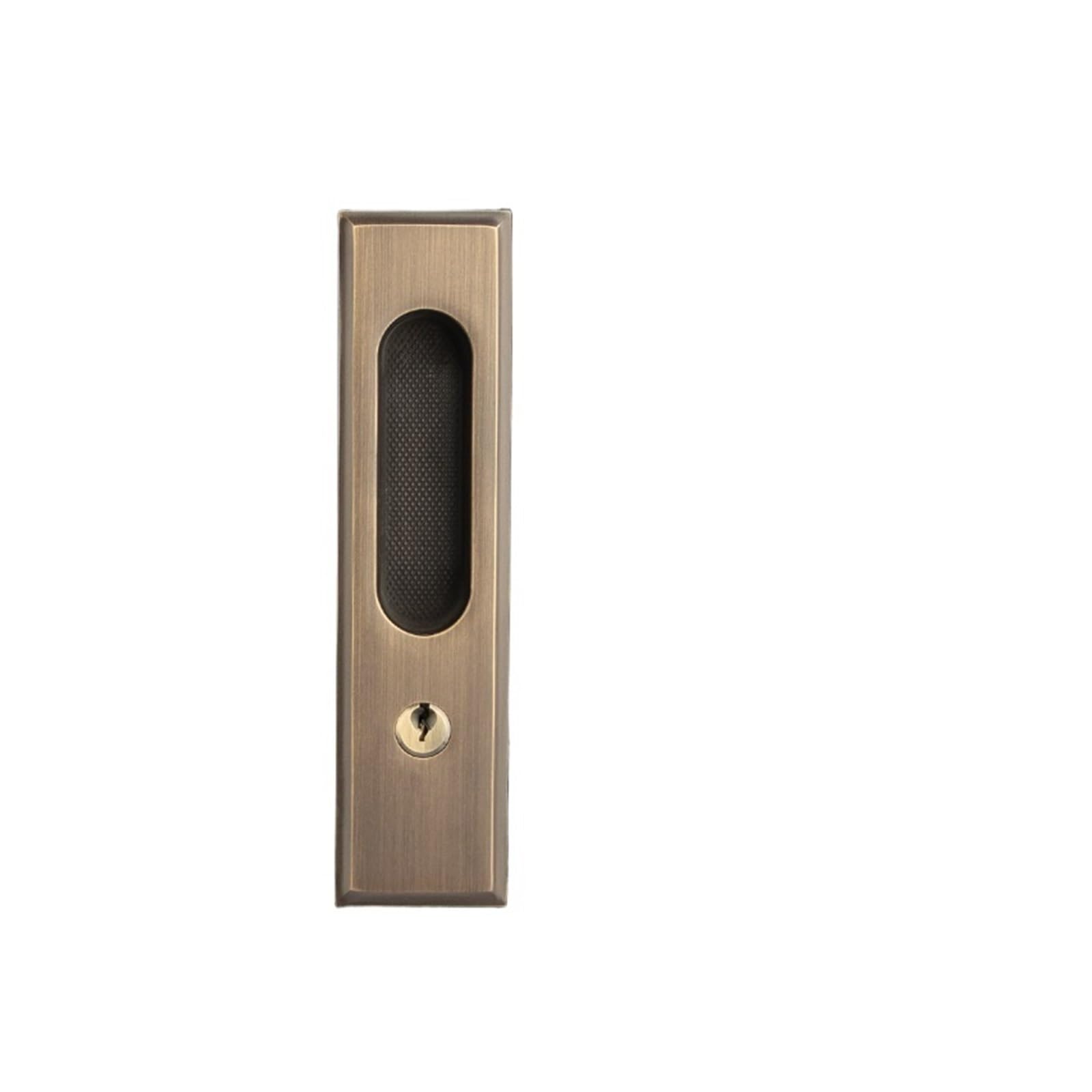 Kfvmvtdw One Color American Style Black Pure Copper Sliding Door Lock