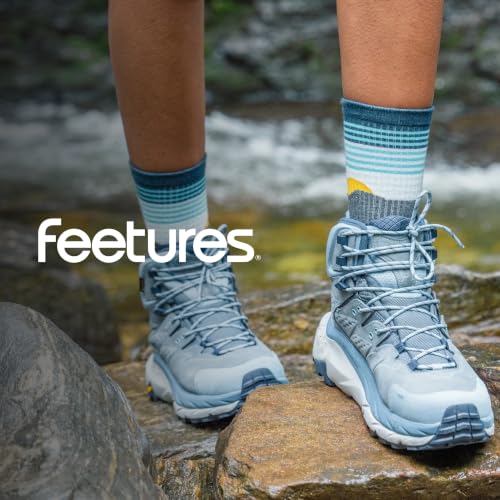 Image of Feetures Trail Max Cushion Mini Crew Sock - Hiking Socks for Men & Women