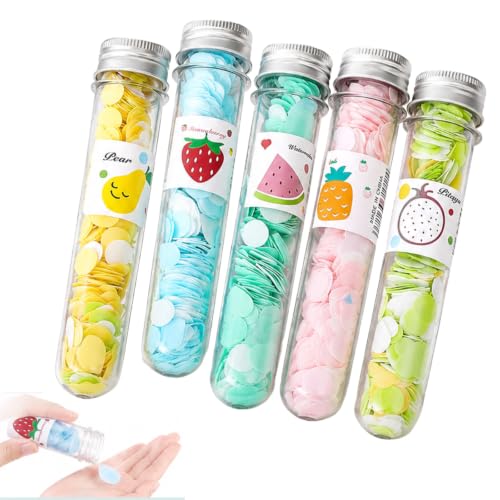 2 Box Portable Paper Soap Sheets Multicolor, Flower Paper Soap Sheets,Travel Size Scented Bath Flakes for Hand Washing, Outdoor Use Portable Disposable Travel Bath Confetti - for Indoor, Camping, Hiking, Outdoor