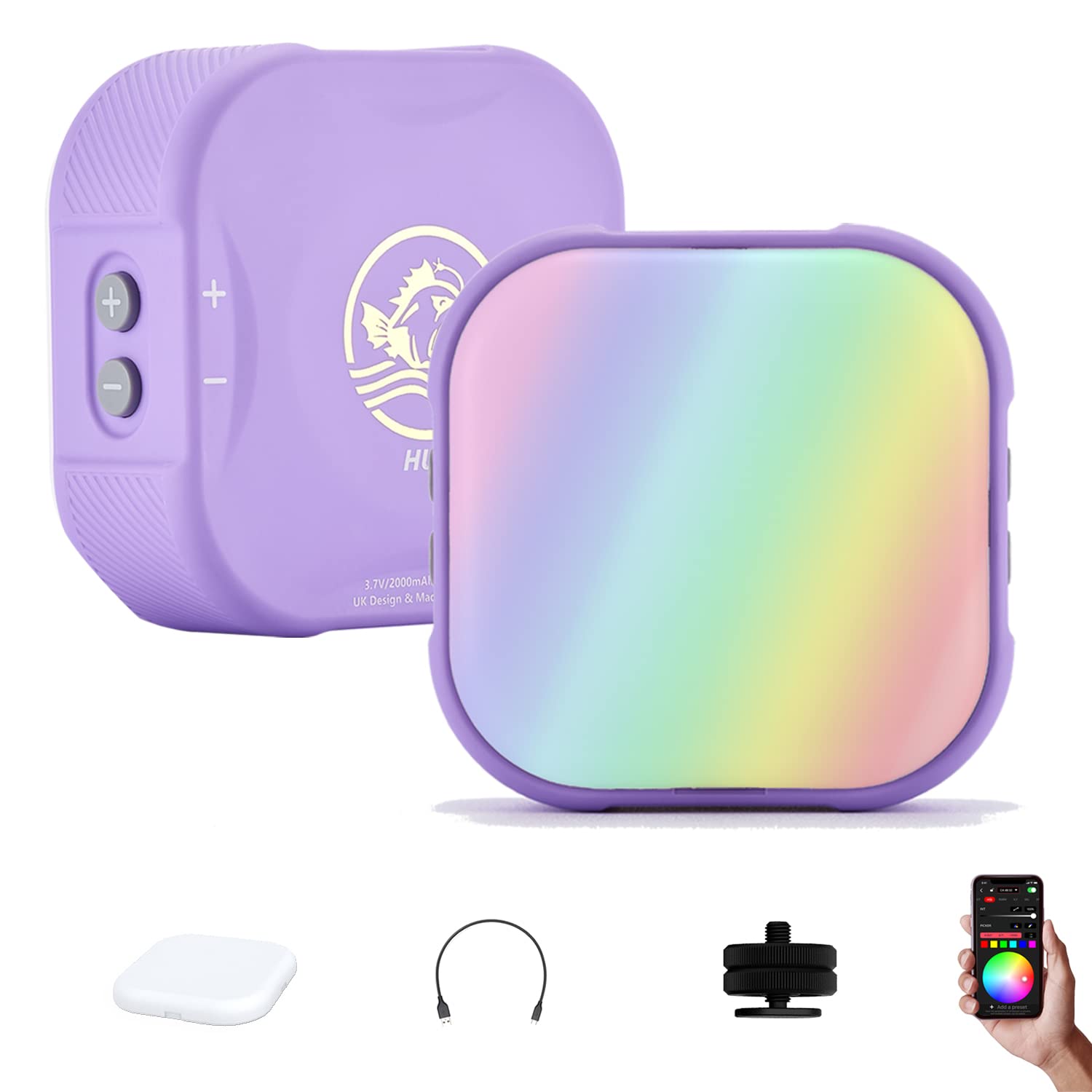 Foco RGB para fotografía portátil IFOOTAGE iluminando tus vlogs diarios 8