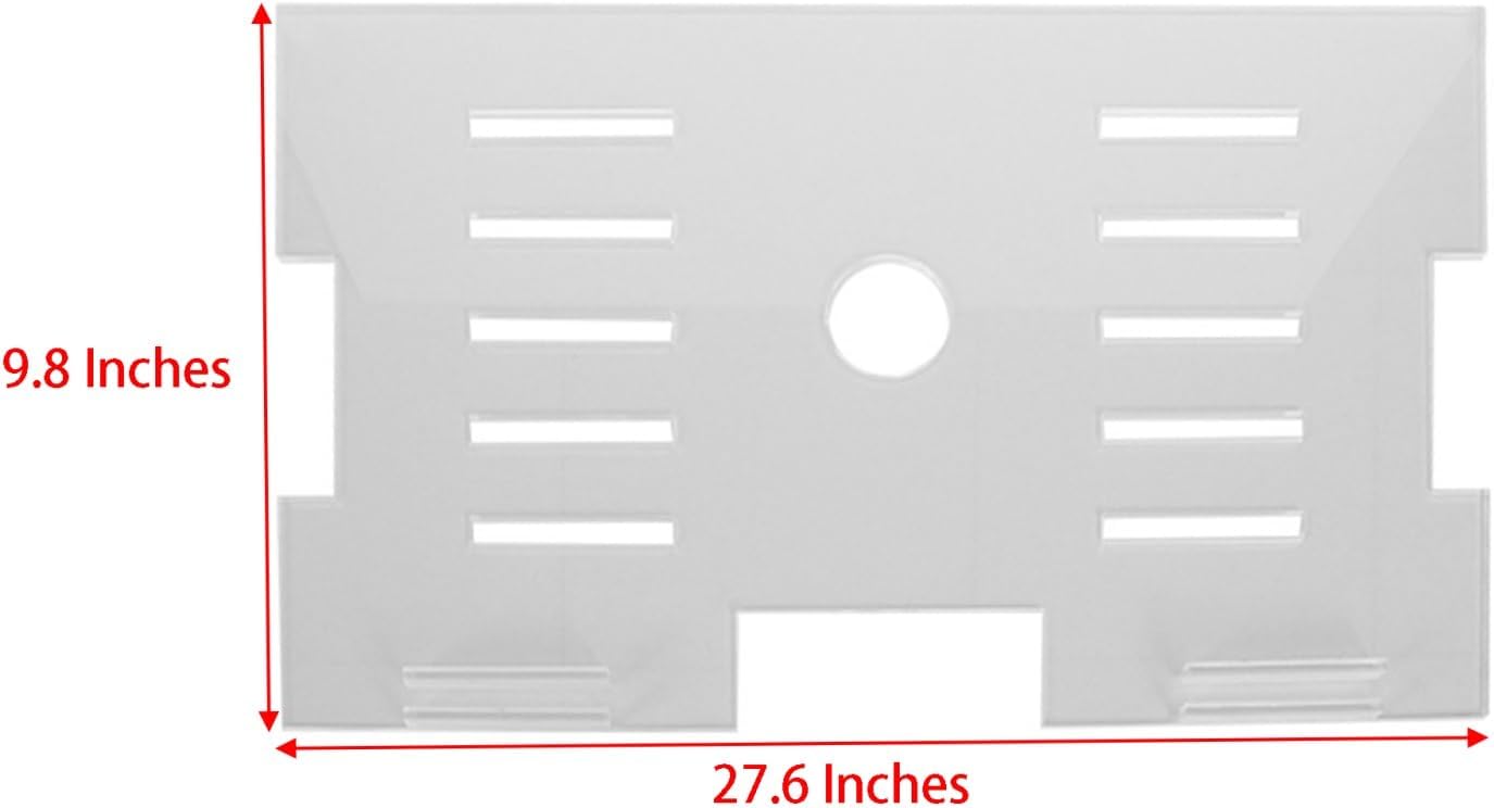 Acrylic Aquarium Lid, Easy Feeding, Transparent Fish Tank Cover, Scratch Resistant, for Fish and Turtle Tank(27.6x9.8in)