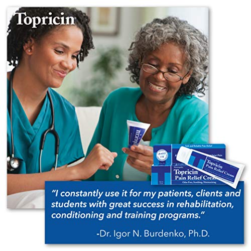 Topricin Pain Relief Therapy Cream (2 oz) Fast Acting Pain Relieving Rub - Thumbnail 5