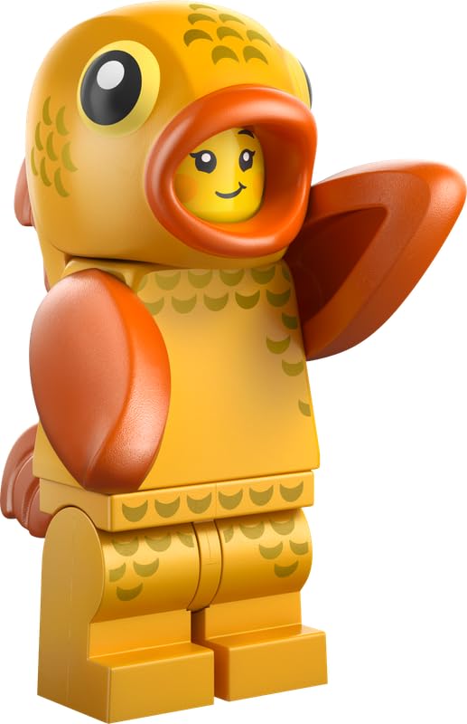 Lego Goldfish Costume - Mini Figures Series 28 Animals, Single Mini Figure (Lego 71050) โ image 1