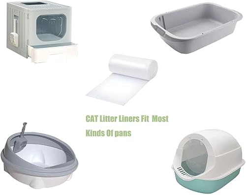 Miniatura 4 de Diyalor 100 forros para cajas de arena para gatos, 36 x 18 pulgadas, forros jumbo para gatos