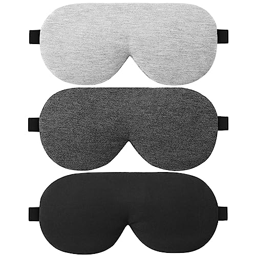 ALASKA BEAR 3 Pack Sleep Eye Masks Organic Cotton Cool Bamboo